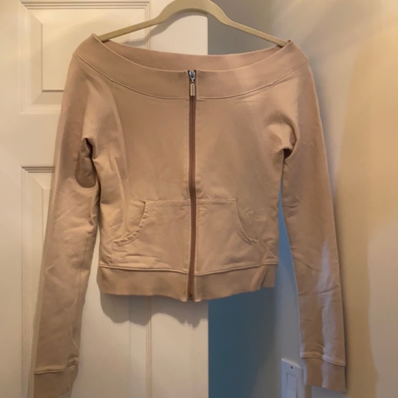 Dish S beige fitted athletic jacket - Picture 1 of 4